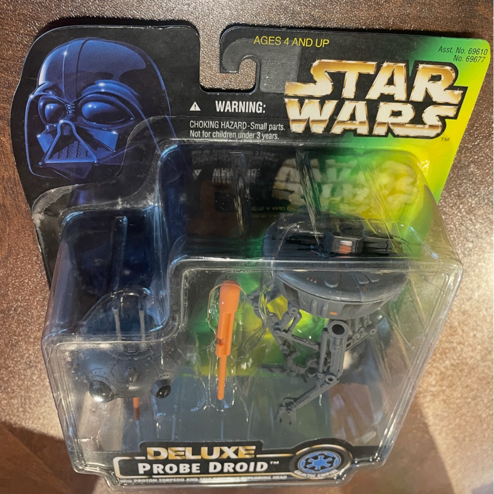 Star Wars POTF Deluxe Probe Droid Kenner 1996 MOC Self Destruct Torpedo 4383 - Picture 3 of 5